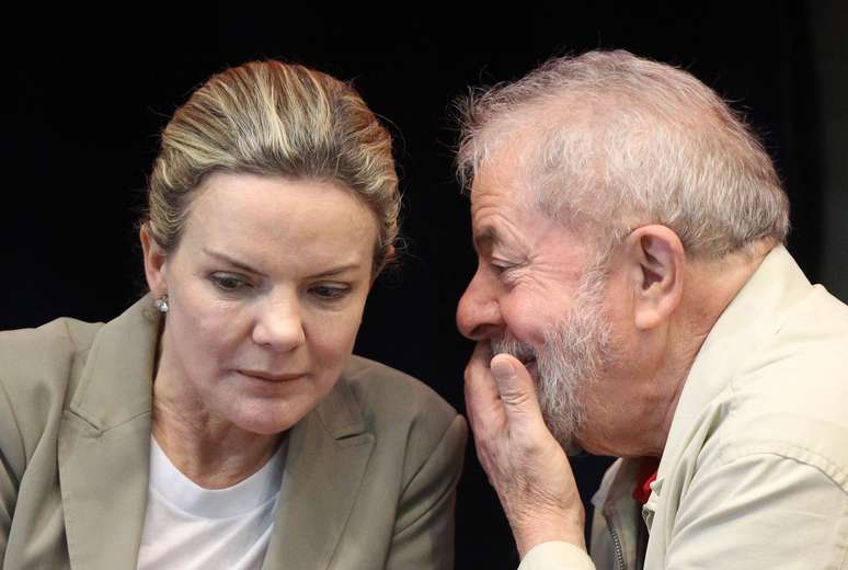 Gleisi e Lula 