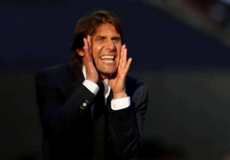 Técnico do Chelsea, Antonio Conte 19/05/2018 Action Images via Reuters/Lee Smith