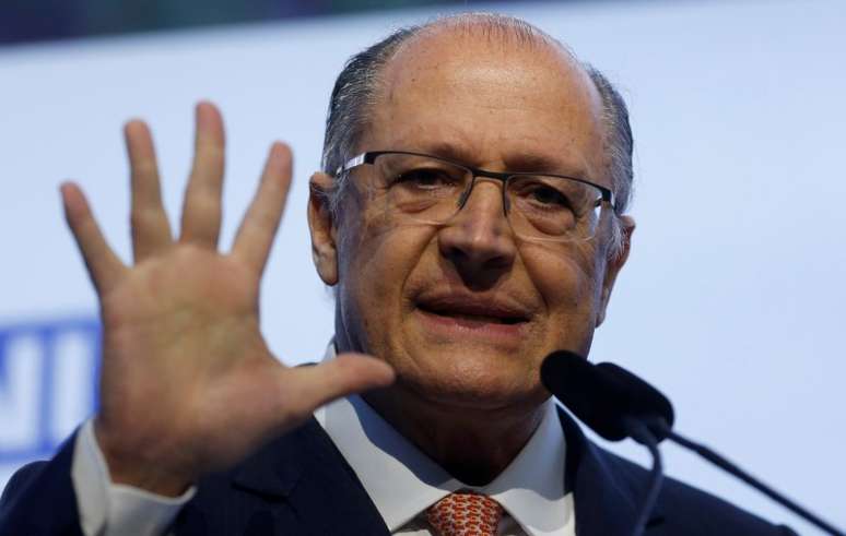 Pré-candidato do PSDB à Presidência, Geraldo Alckmin, durante evento em Brasília
04/07/2018 REUTERS/Adriano Machado