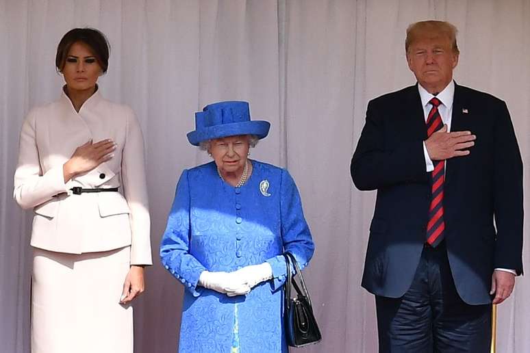 Trump e a primeira-dama Melania se encontram com a rainha Elizabeth em Windsor
 13/7/2018     Chris Jackson/Divulgação