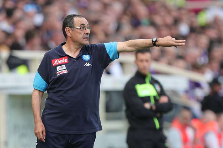 Italiano Maurizio Sarri foi técnico do Napoli nas últimas temporadas