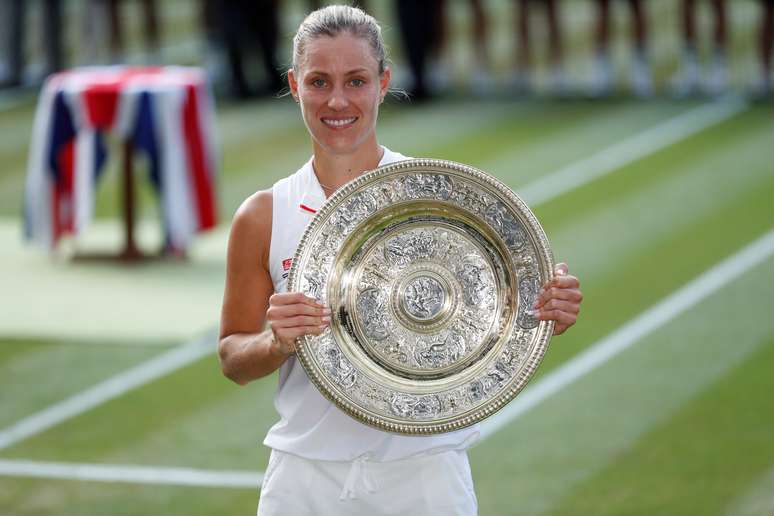 Angelique Kerber venceu o torneio de Wimbledon pela primeira vez