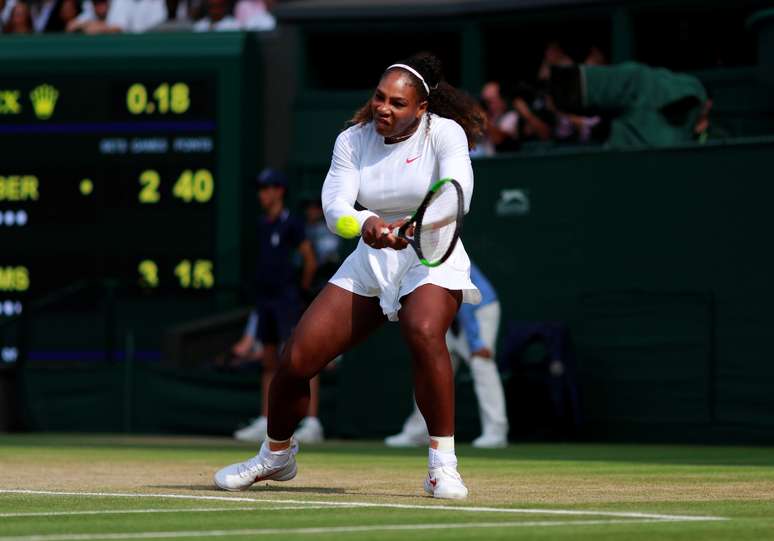 Este foi o quarto torneio de Serena Williams desde o parto, há 10 meses