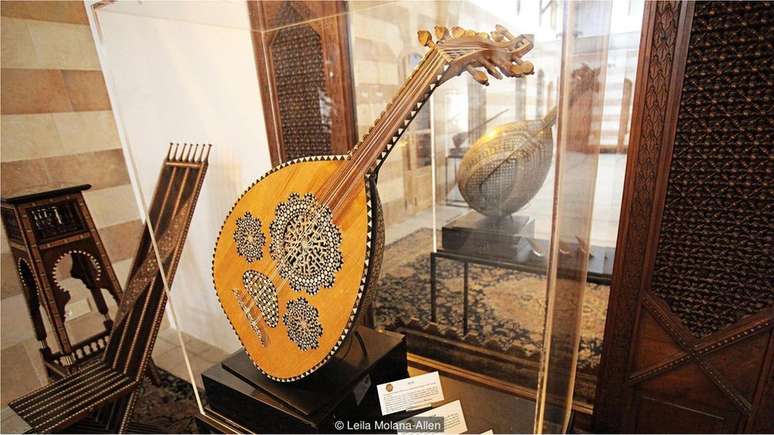 O Palácio Debbané em Sídon, no Líbano, abriga uma vasta coleção de instrumentos musicais da era otomana | Foto: Leila Molana-Allen