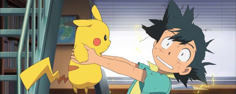 Ash surpreendeu a todos com seu novo Pokémon no novo episódio de