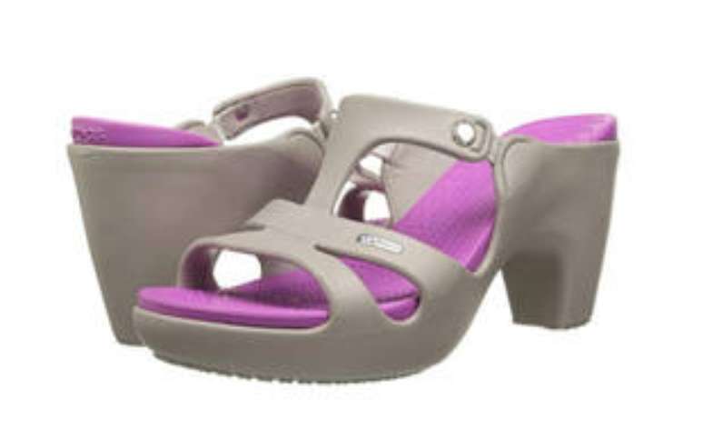 As Crocs de salto custam R$ 212