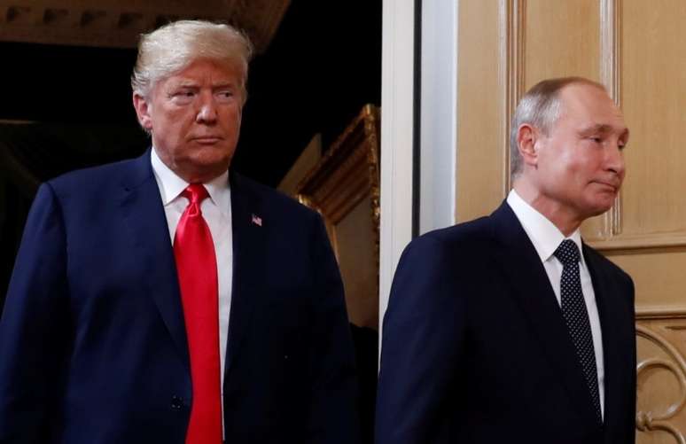 Cúpula Trump e Putin em Helsinque 16/07/2018 REUTERS/Kevin Lamarque