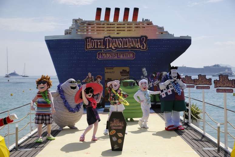 Ensaio fotogr&aacute;fico do filme "Hotel Transilv&acirc;nia 3: F&eacute;rias Monstruosas" em Cannes, na Fran&ccedil;a 07/05/2018 REUTERS/Stephane Mahe 