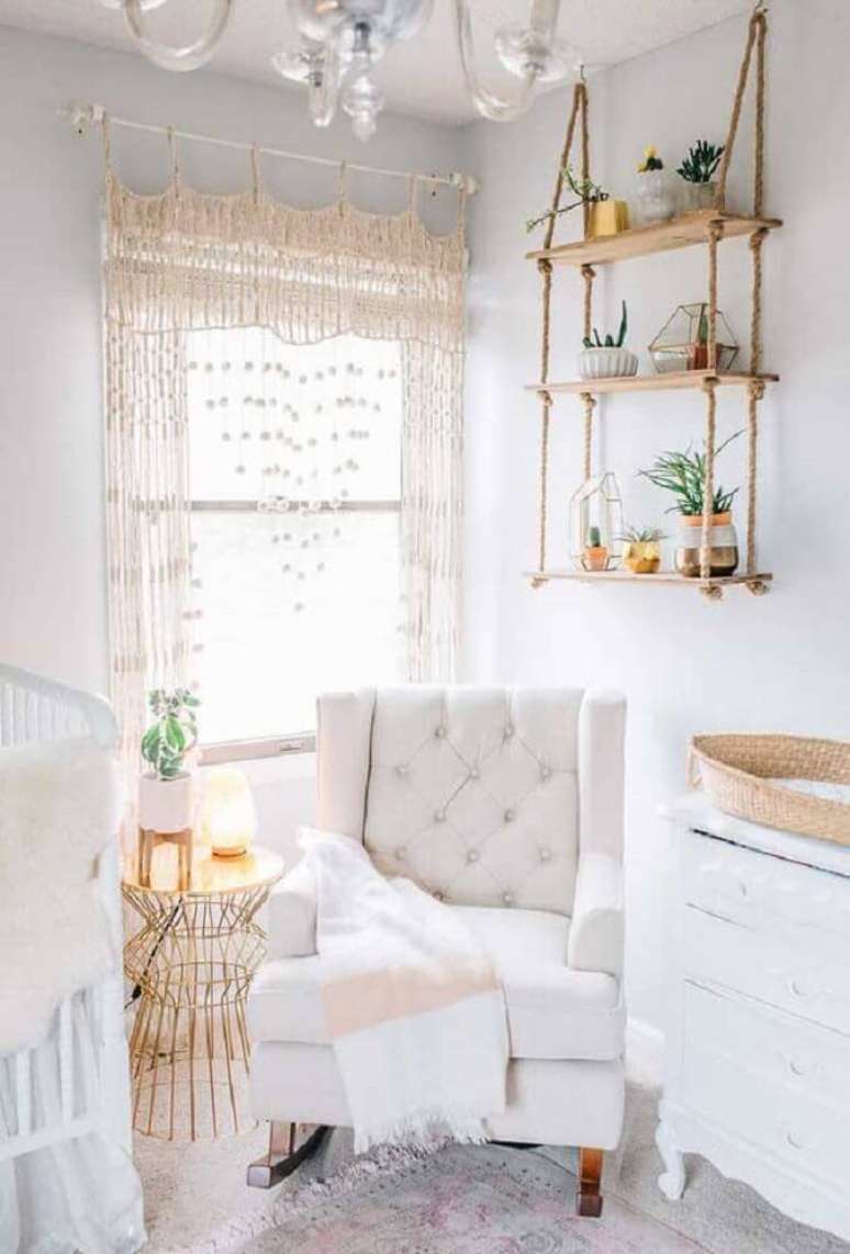 26. Os detalhes podem fazer toda a diferen&ccedil;a na decora&ccedil;&atilde;o do quarto de beb&ecirc; pequeno