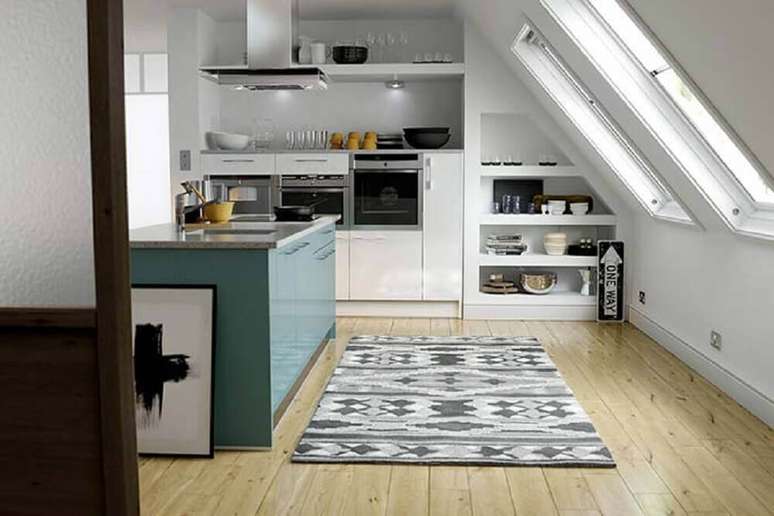 37. Nichos embutidos para cozinha s&atilde;o excelentes ideias para otimizar o espa&ccedil;o