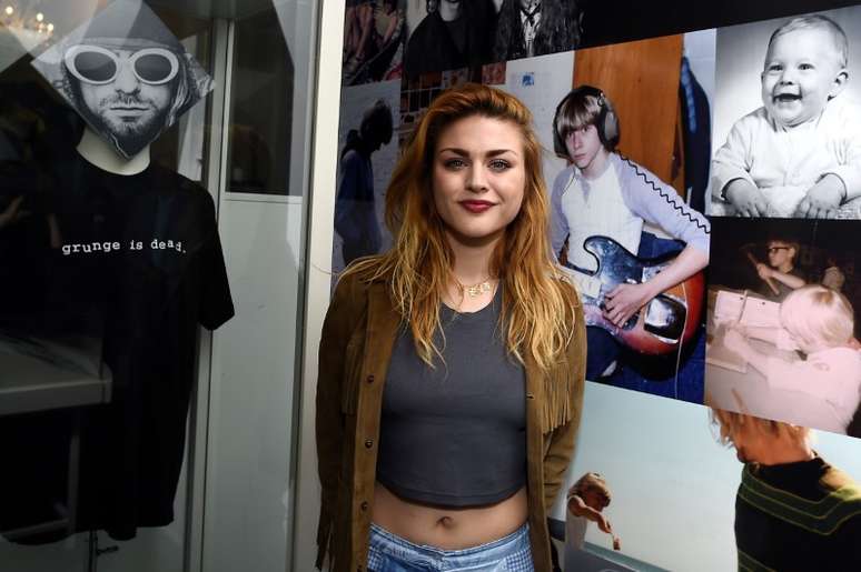 Filha de Kurt Cobain, Frances Bean Cobain, em exibi&ccedil;&atilde;o em Newbridge
 17/7/2018    REUTERS/Clodagh Kilcoyne 