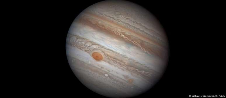 Júpiter é o maior planeta do Sistema Solar e também o astro com maior número de luas