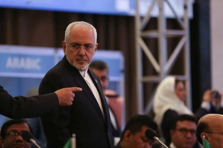 Chanceler iraniano Mohammad Zarif durante evento em Istambul
 18/5/2018   Hudaverdi Arif Yaman/Divulgação