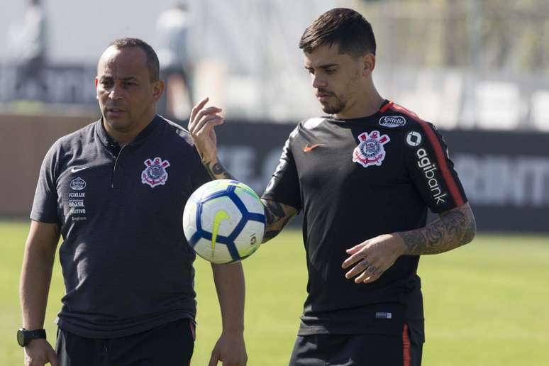 Fagner voltou a treinar no Corinthians no último sábado (Foto: Daniel Augusto Jr/Ag. Corinthians)