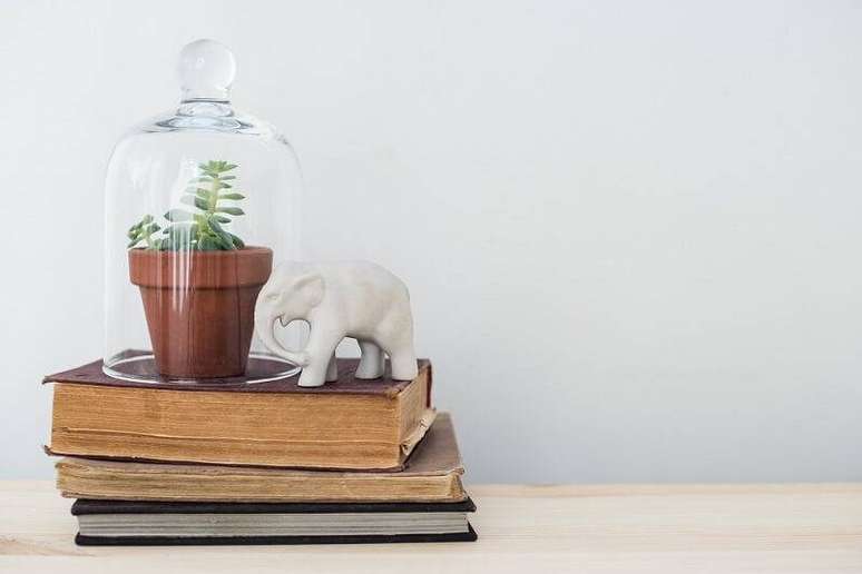 48. Se voc&ecirc; adquirir suculentas artificiais, d&aacute; para brincar ainda mais na decora&ccedil;&atilde;o