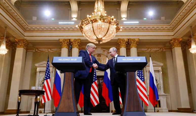 Cúpula Trump-Putin em Helsinque 16/07/2018 REUTERS/Kevin Lamarque