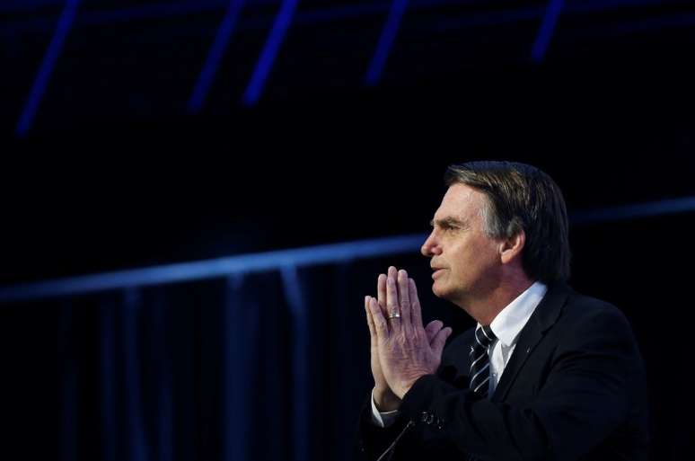 O pré candidato a presidente Jair Bolsonaro, que deverá ser oficializado no posto pelo PSL neste domingo