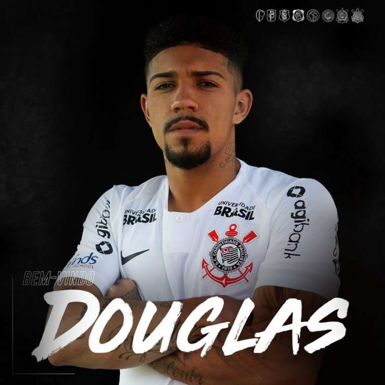 Douglas foi anunciado nesta quinta pelo Corinthians (Foto: Divulgação/Corinthians)