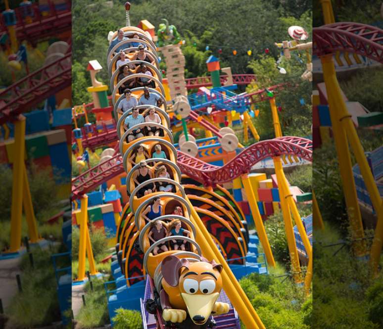 Todo o trajeto &eacute; feito para dar risada! H&aacute; v&aacute;rias subidas e descidas em sequ&ecirc;ncia.