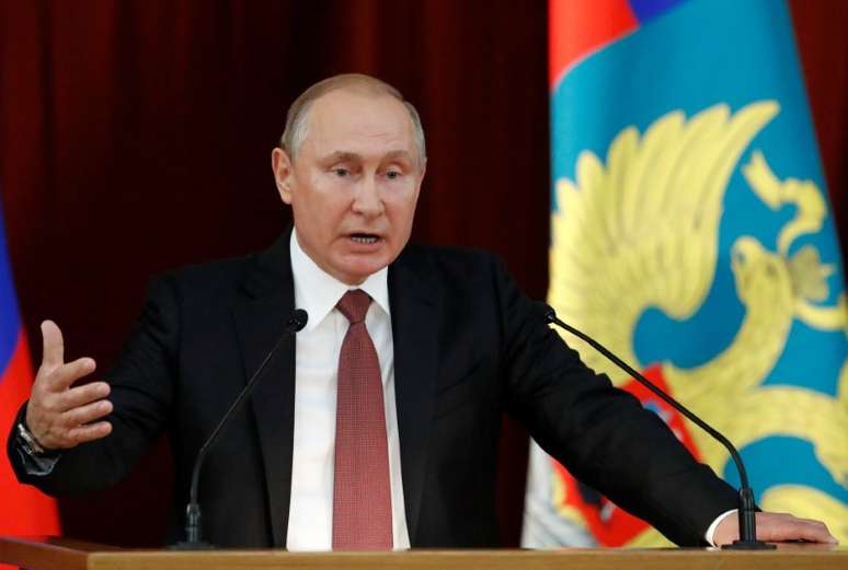 Presidente russo, Vladimir Putin, em Moscou 19/07/2018 REUTERS/Sergei Karpukhin 