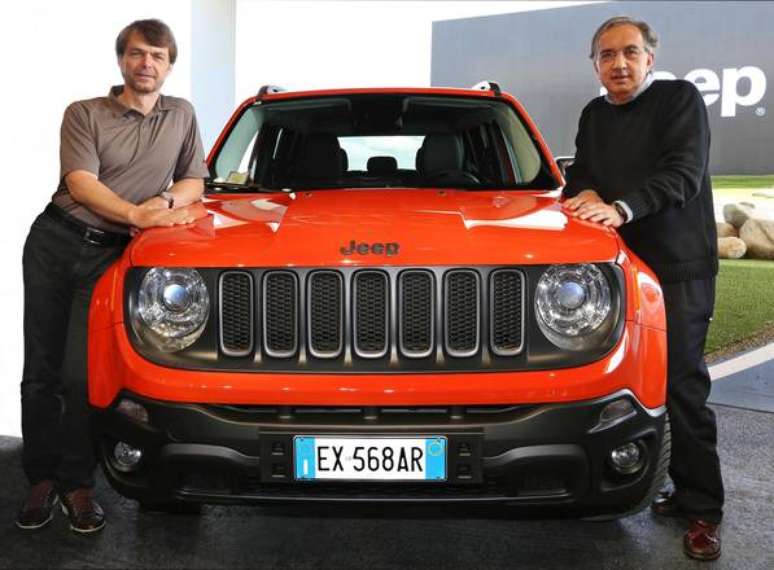 Mike Manley e Sergio Marchionne, em uma foto de arquivo