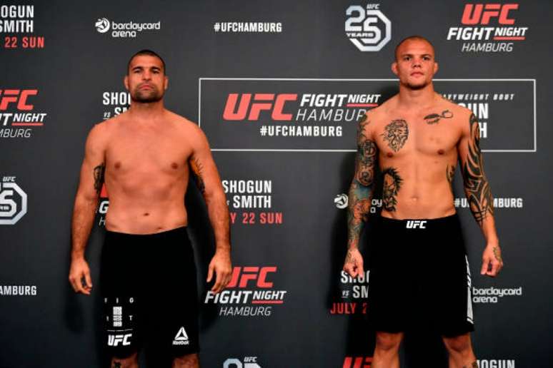 Shogun quer emplacar sua quarta vitória seguida diante do americano Anthony Smith (Foto: Getty Images/UFC)