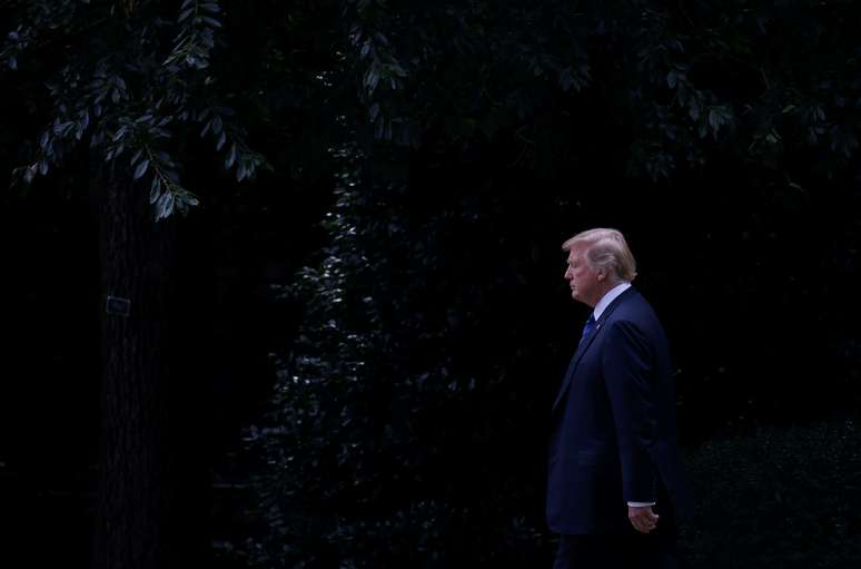 Presidente dos Estados Unidos, Donald Trump, na Casa Branca, em Washington 20/07/2018 REUTERS/Leah Millis 