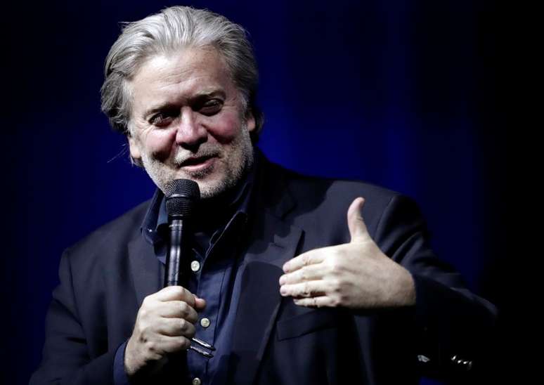 Steve Bannon, ex-estrategista pol&iacute;tico do presidente dos Estados Unidos, Donald Trump
06/03/2018
REUTERS/Moritz Hager