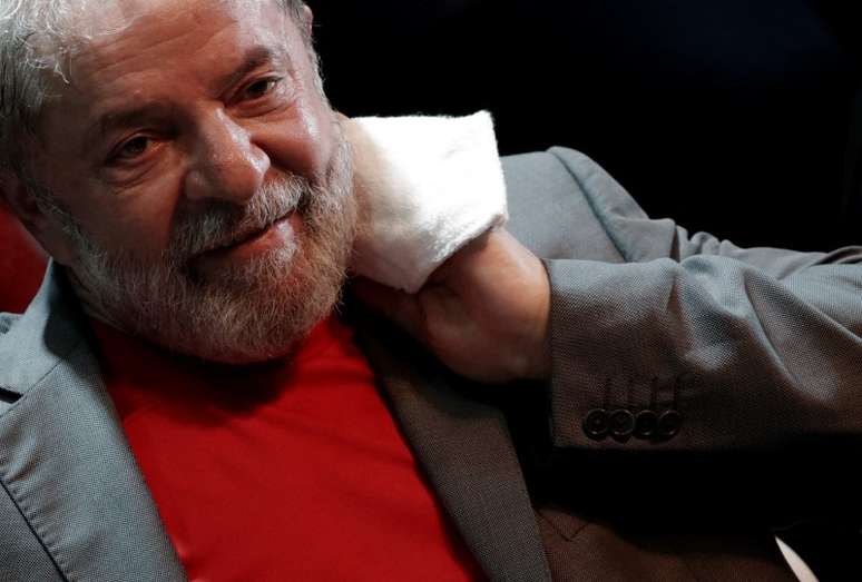 Ex-presidente Luiz Inácio Lula da Silva durante evento no Rio de Janeiro
02/04/2018 REUTERS/Ricardo Moraes 