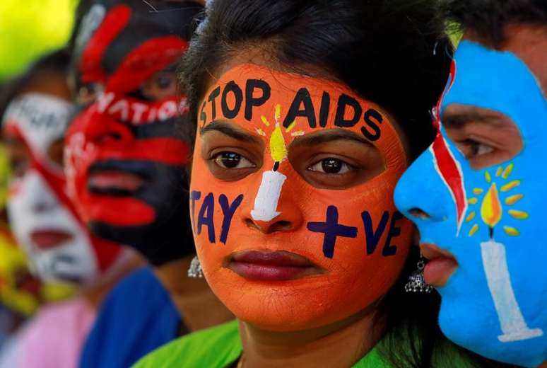 Campanha contra HIV em Chandigarh, Índia 20/5/2018 REUTERS/Ajay Verma 