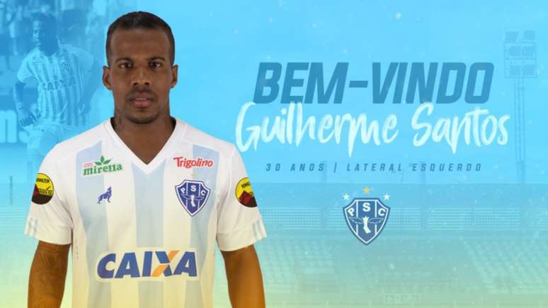 Guilherme está de volta ao Paysandu (Foto: Divulgação)