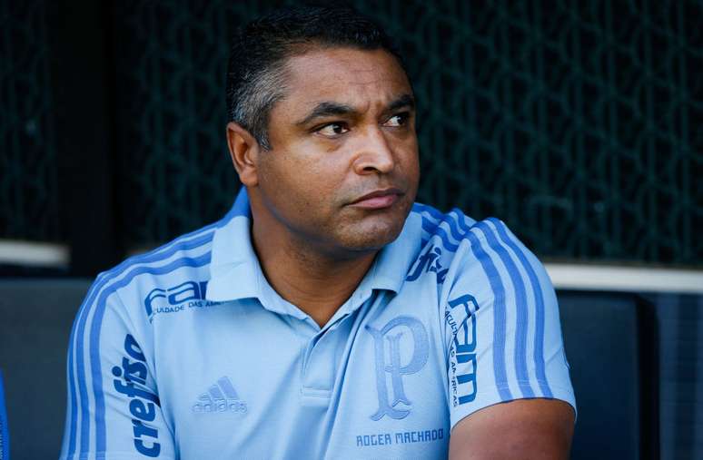 O treinador Roger Machado, agora ex-técnico do Palmeiras