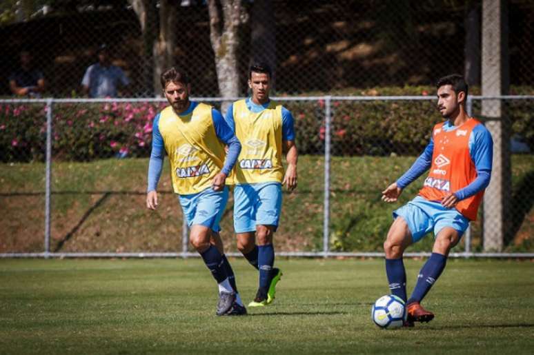 Imprensa não pôde acompanhar o último treino da Raposa antes do jogo de domingo (Foto: Vinnicius Silva / Cruzeiro)