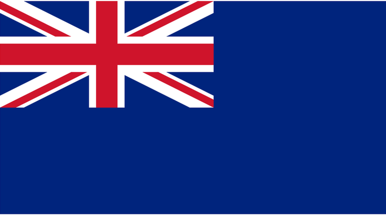 As bandeiras de ambos os pa&iacute;ses remetem &agrave; coloniza&ccedil;&atilde;o brit&acirc;nica