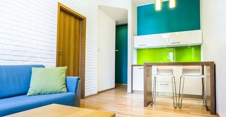 4- A decora&ccedil;&atilde;o de apartamentos precisa ser planejada para garantir mais espa&ccedil;o no ambiente. Fonte: Intacta Engenharia
