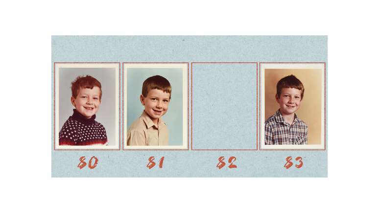 Em 1982 Matt ficou sem sua tradicional foto de escola, porque estava doente na época em que o fotógrafo apareceu para fazer a imagem