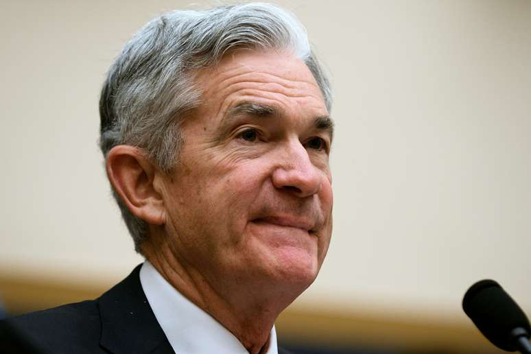 Chair do Federal Reserve, Jerome Powell, em Washington, Estados Unidos
18/07/2018 REUTERS/Mary F. Calvert