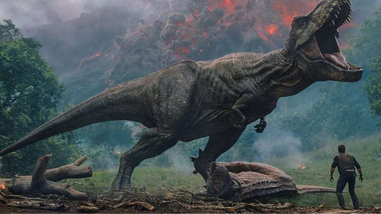 Os novos filmes da franquia decidiram manter a est&eacute;tica dos dinossauros dos primeiros longas