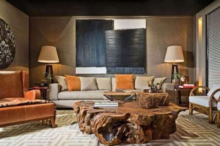 5. Na decora&ccedil;&atilde;o da casa de campo pode-se misturar elementos r&uacute;sticos e modernos para incrementar a decora&ccedil;&atilde;o &ndash; Foto: Pinterest