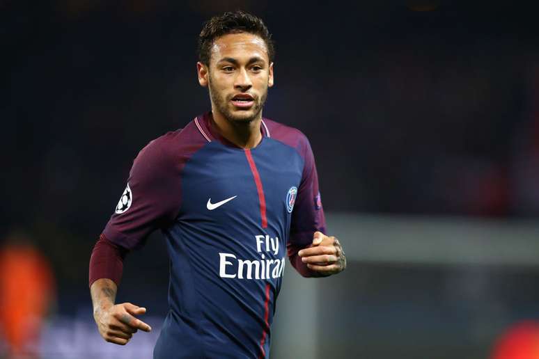 O atacante Neymar em ação pelo PSG