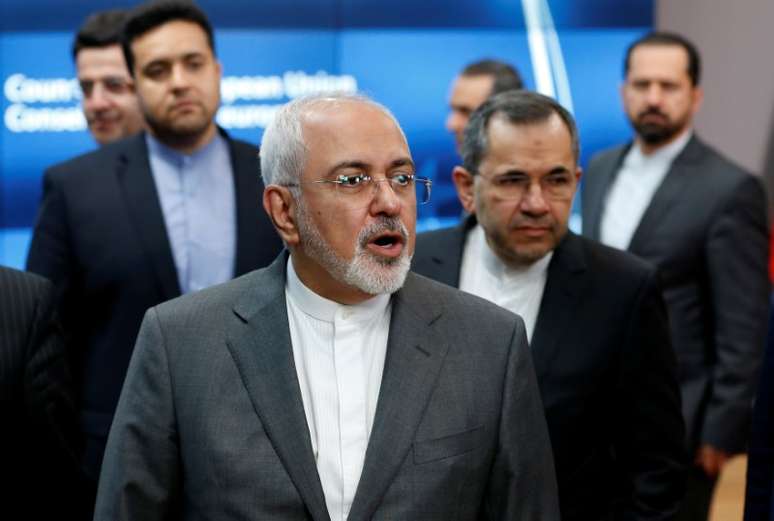 Ministro de Relações Exteriores do Irã, Mohammad Javad Zarif, em Bruxelas, na Bélgica 15/05/2018 REUTERS/François Lenoir