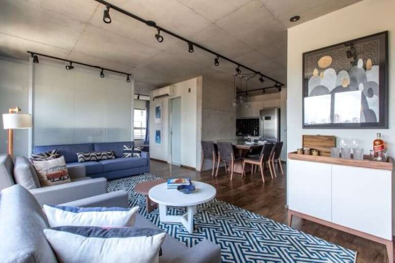 5. Hoje, é possível encontrar apartamentos e casas com projetos inspirados em lofts. Projeto de Fabiana Montandon