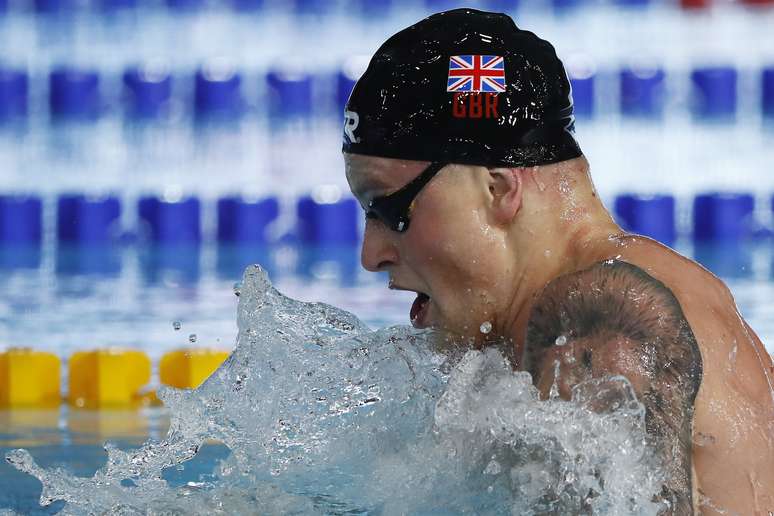 Adam Peaty. 04/08/2018.REUTERS/Stefan Wermuth 