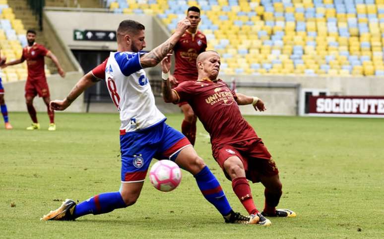 Fluminense e Bahia empataram no Maracanã no Brasileirão 2017 (Foto: MAILSON SANTANA/FLUMINENSE FC.)