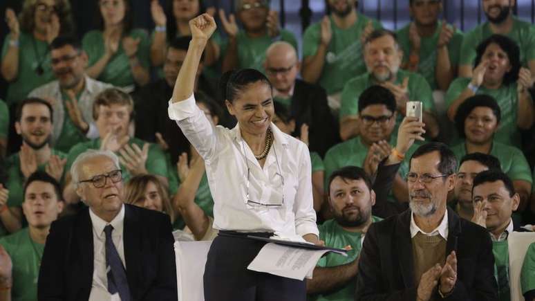 Marina Silva vai concorrer pela Rede ao lado de Eduardo Jorge, do PV