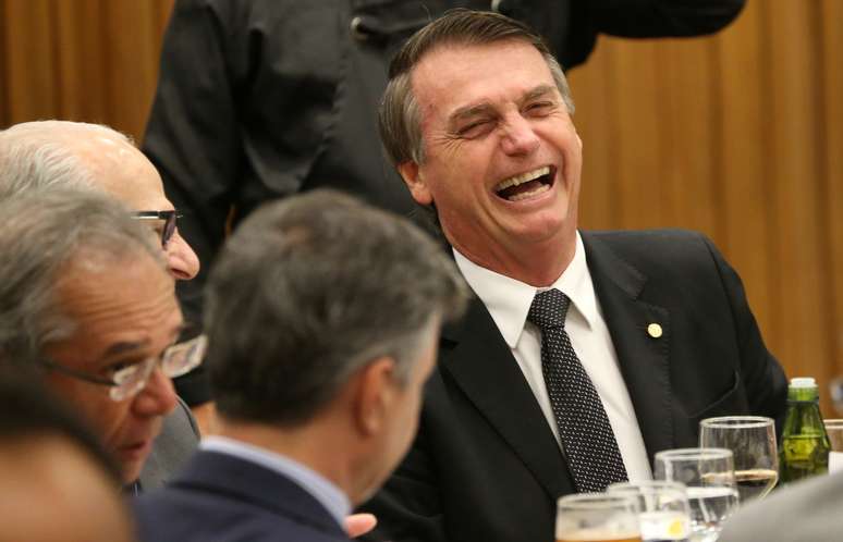 Candidato do PSL à Presidência, Jair Bolsonaro, durante almoço na Firjan 06/08/2018 REUTERS/Sergio Moraes