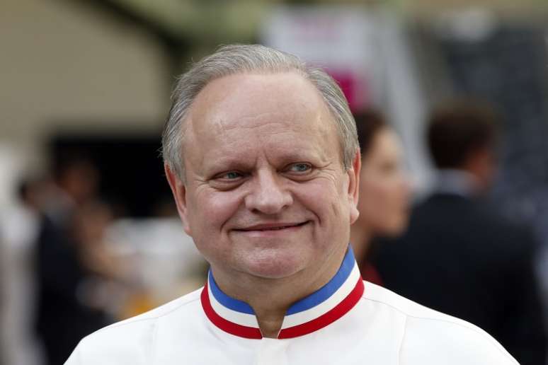 Chef francês Joël Robuchon durante evento em Paris 