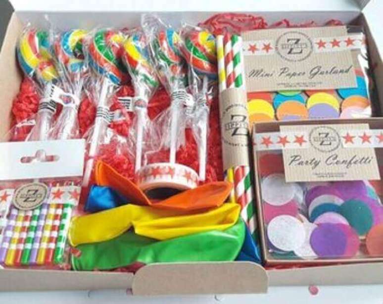 55. Ideia para festa na caixa infantil – Foto: Etsy