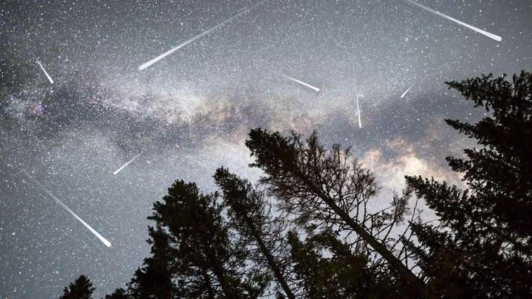 As Perseidas ficam visíveis no começo de agosto, com pico na madrugada do dia 12 para o dia 13