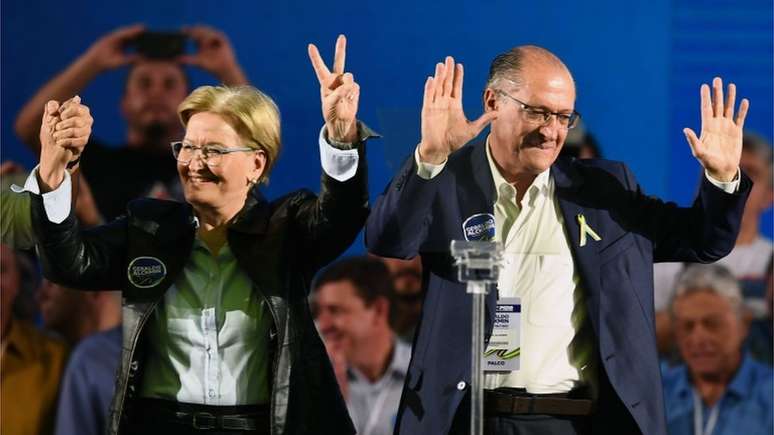 Geraldo Alckmin anuncia Ana Amélia como sua vice